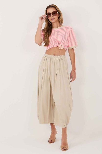 Pantalon en velours côtelé Italy Moda