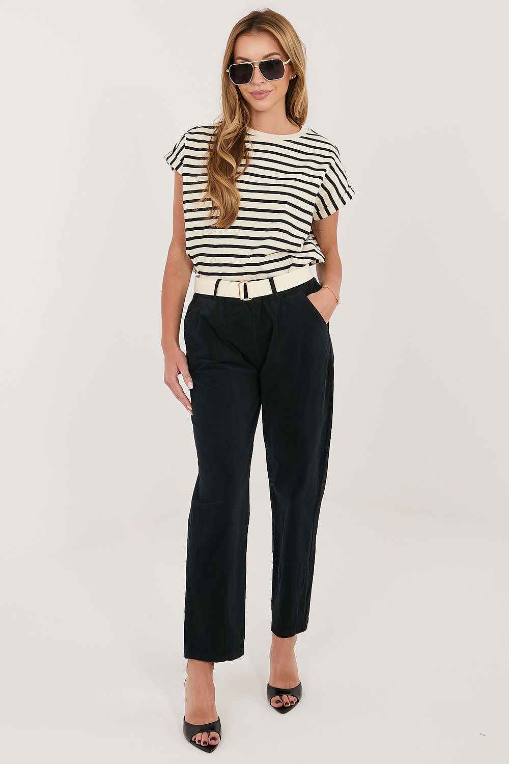 Pantalon en velours côtelé Italy Moda