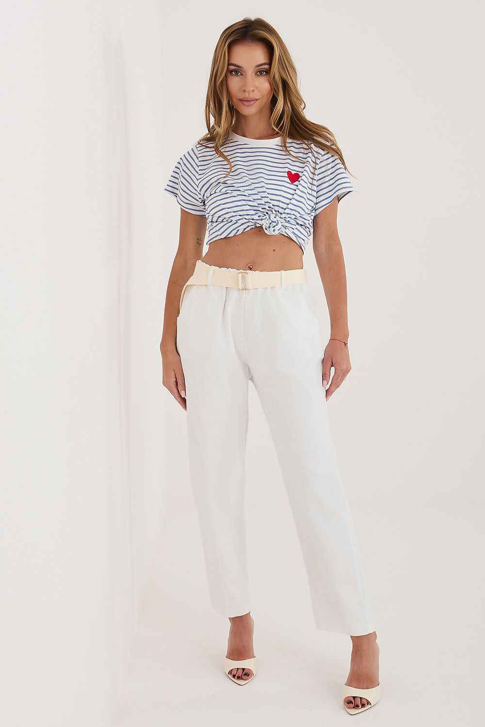 Pantalon en velours côtelé Italy Moda