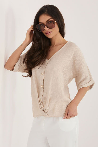  Chemise manche courte model 226471 Italy Moda 