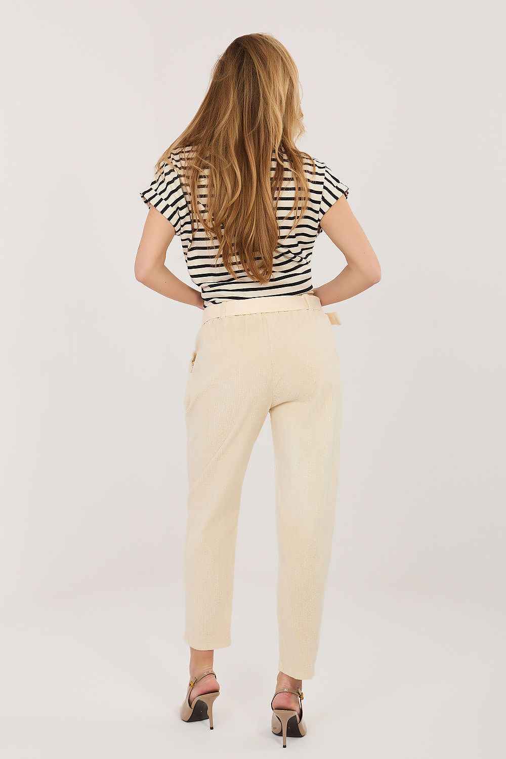 Pantalon en velours côtelé Italy Moda