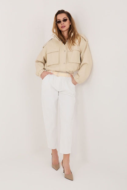  Pantalon en velours côtelé model 226481 Italy Moda 