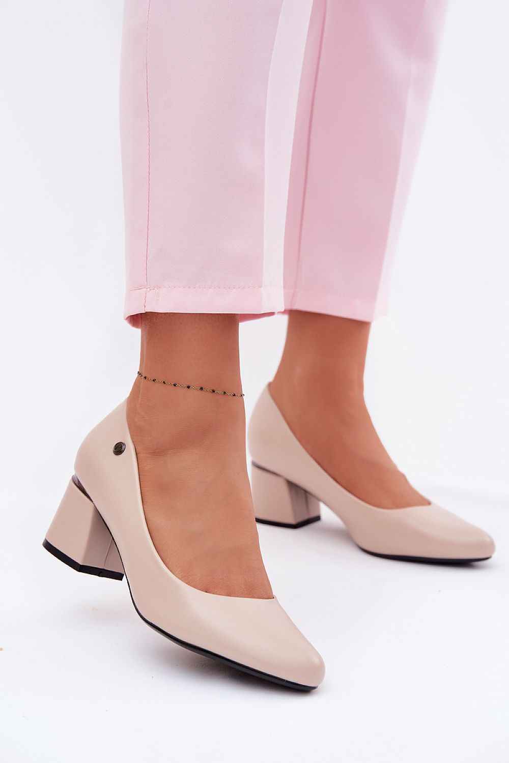 Escarpins talon large Step in style