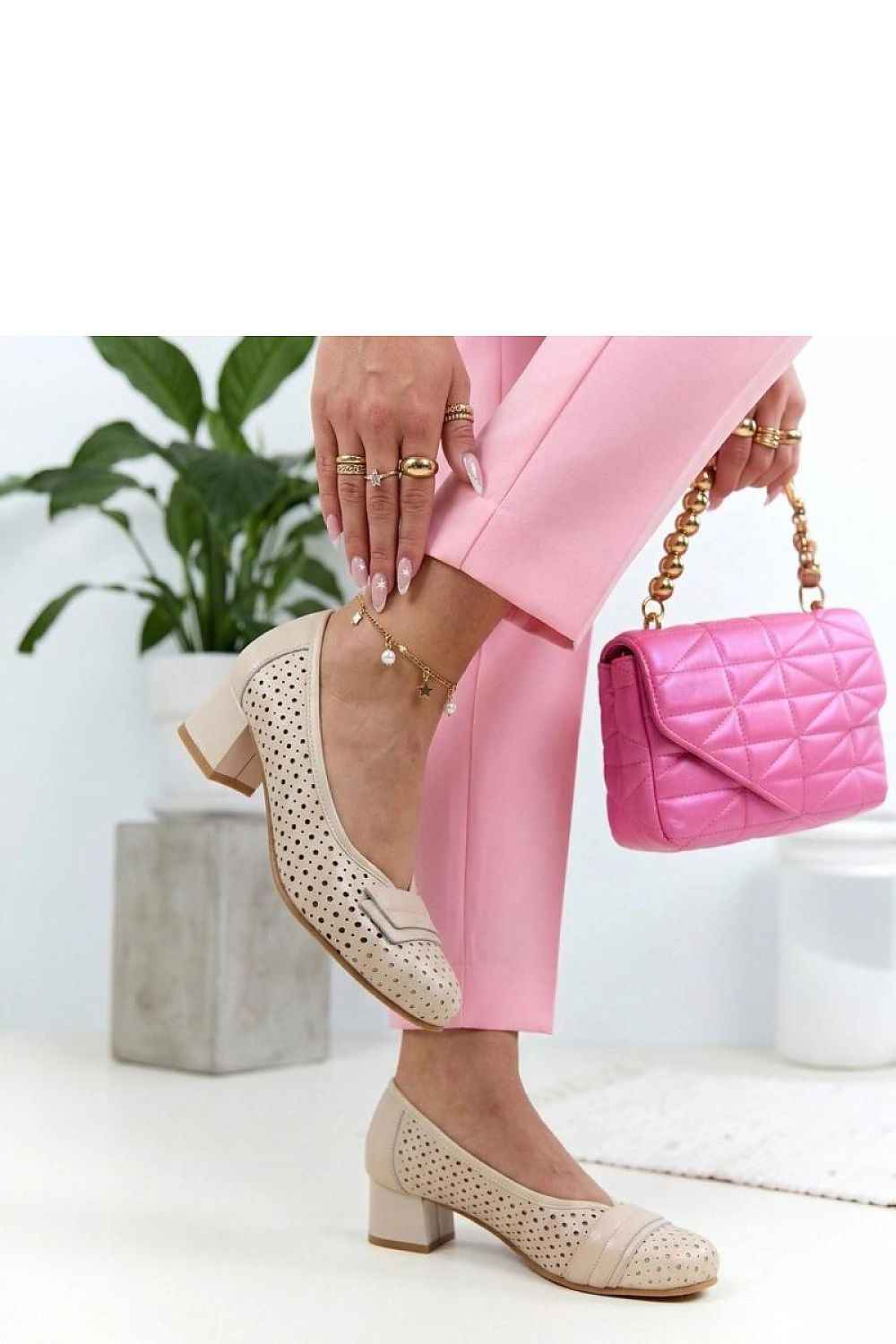 Escarpins talon large Solea
