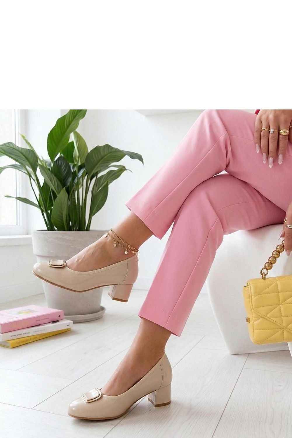 Escarpins talon large Solea