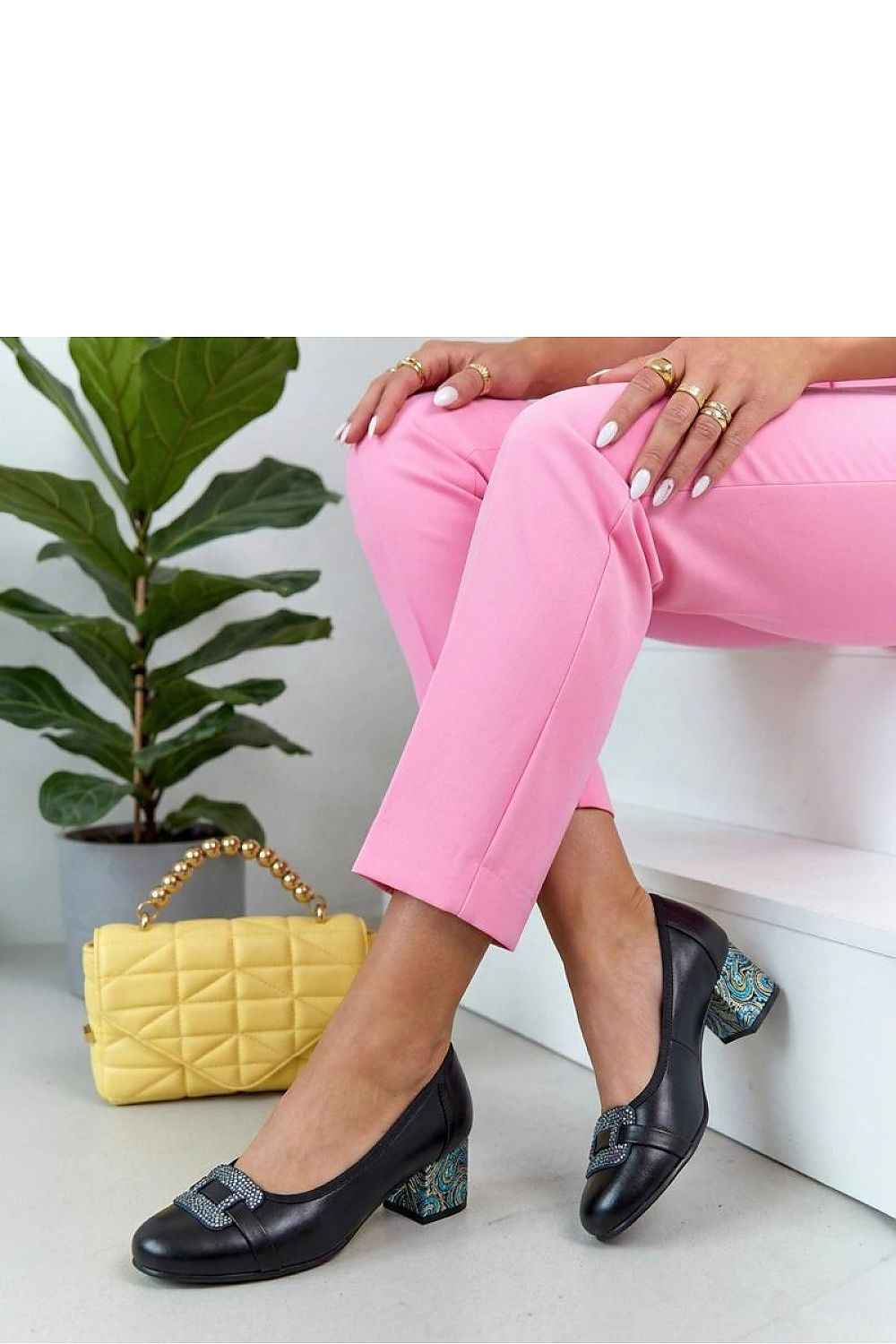 Escarpins talon large Solea