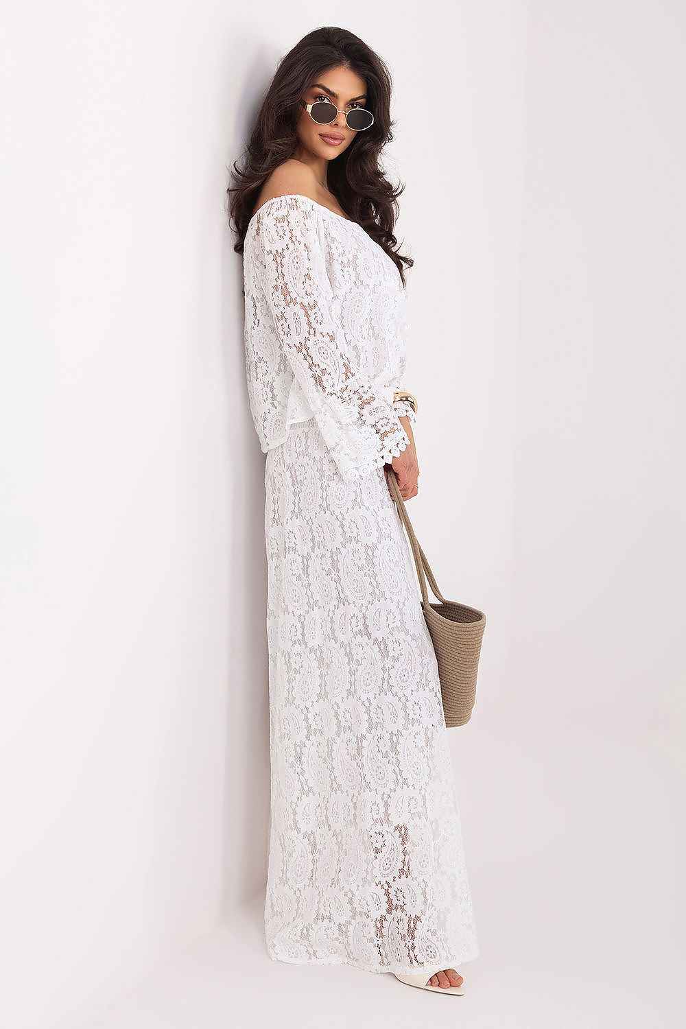 Pantalons en dentelle Italy Moda