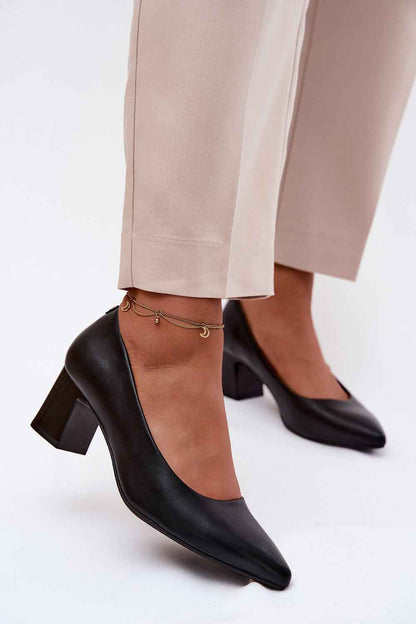 Escarpins talon large Step in style