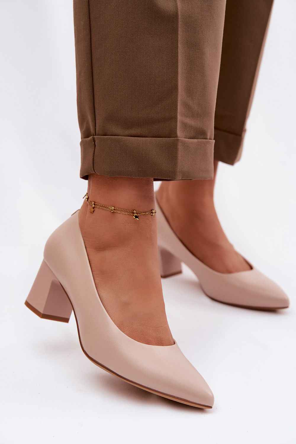 Escarpins talon large Step in style