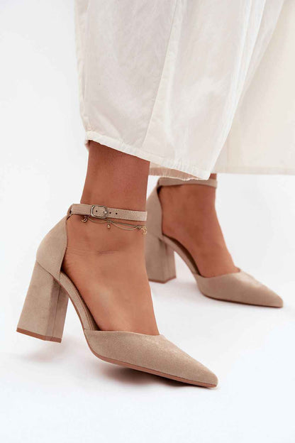 Escarpins talon large Step in style