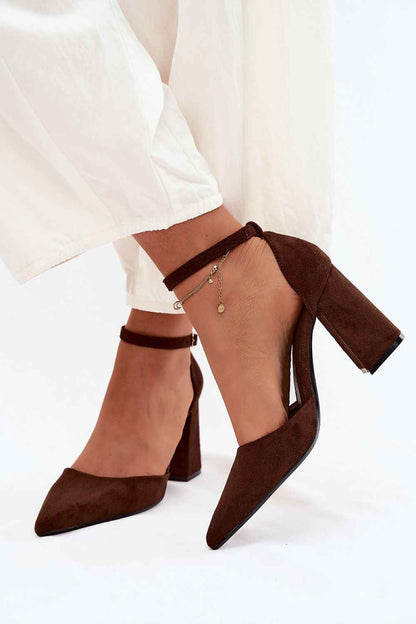 Escarpins talon large Step in style