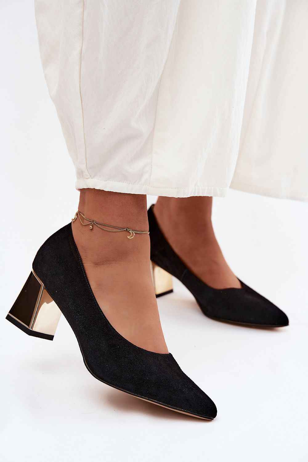 Escarpins talon large Step in style