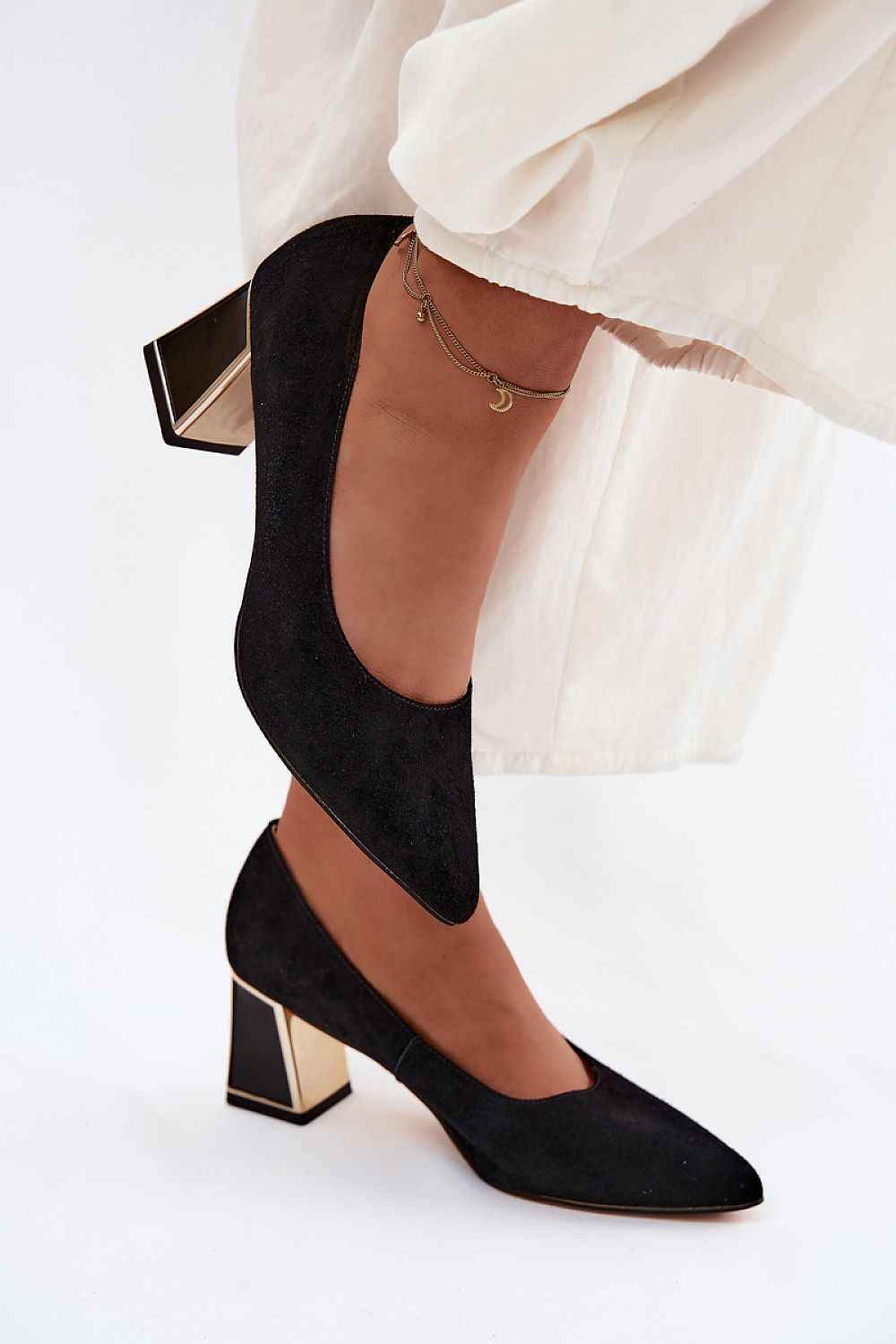 Escarpins talon large Step in style