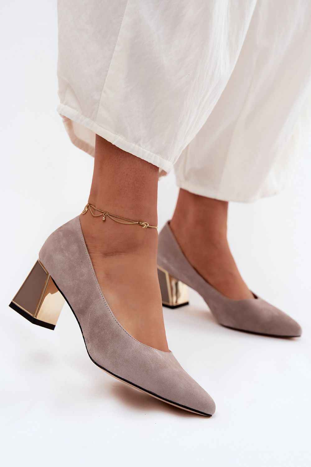 Escarpins talon large Step in style