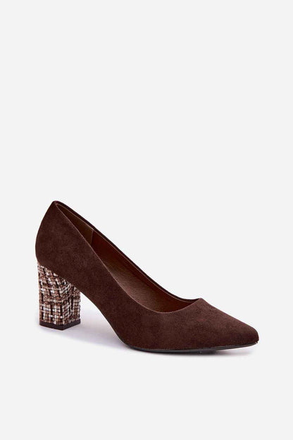 Escarpins talon large Step in style