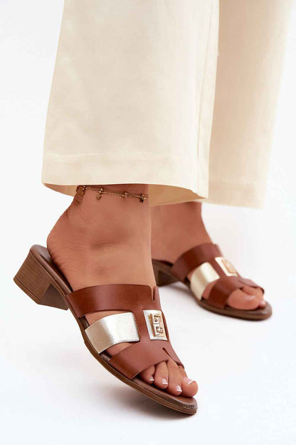 Des mules à talons Step in style