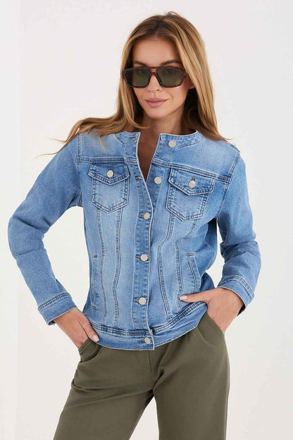  Veste en jean model 227595 Factory Price 