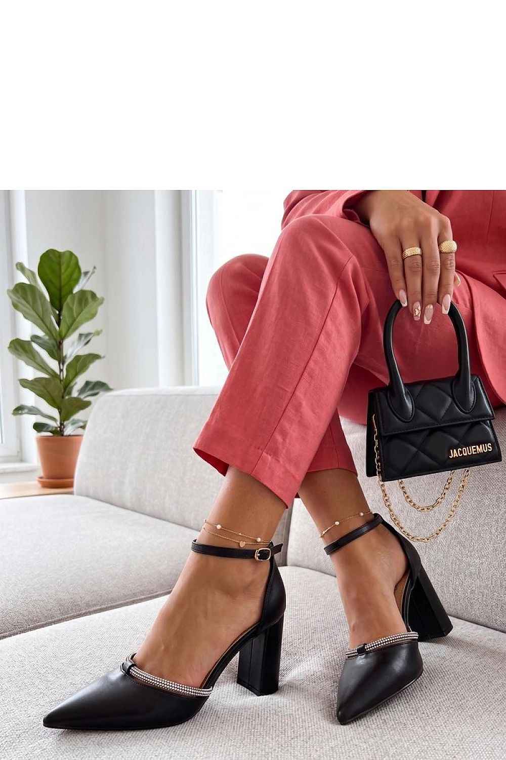 Escarpins talon large Solea