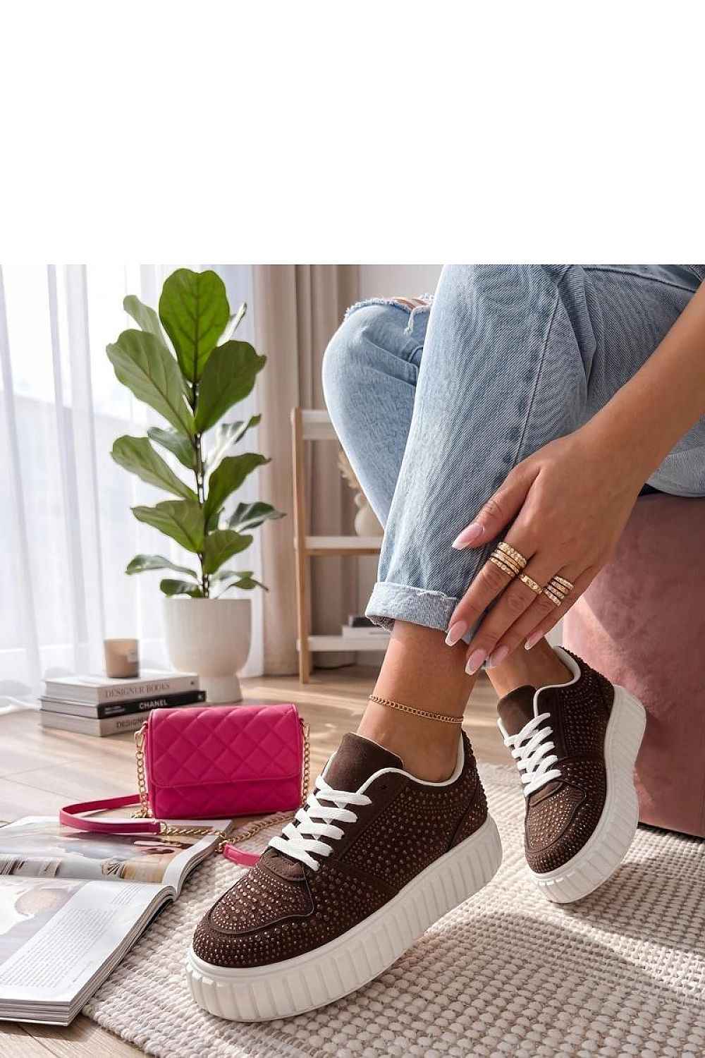  Baskets à plateforme model 227734 Solea 