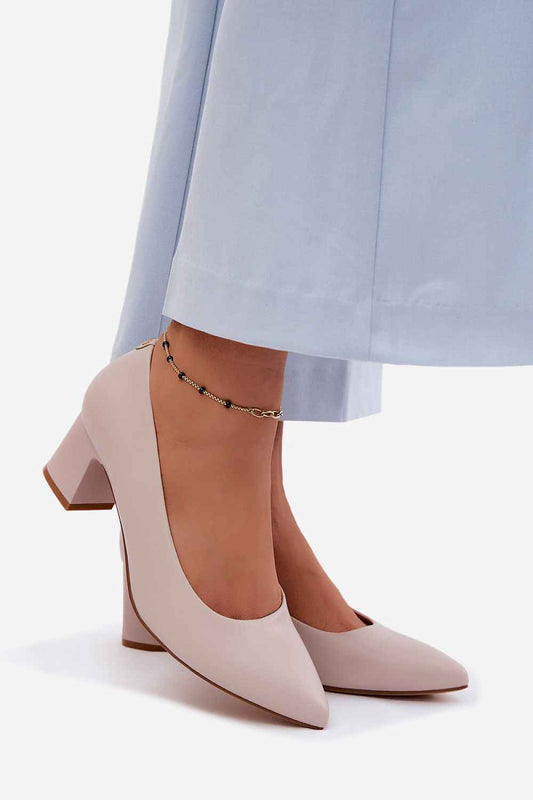 Escarpins talon large Step in style