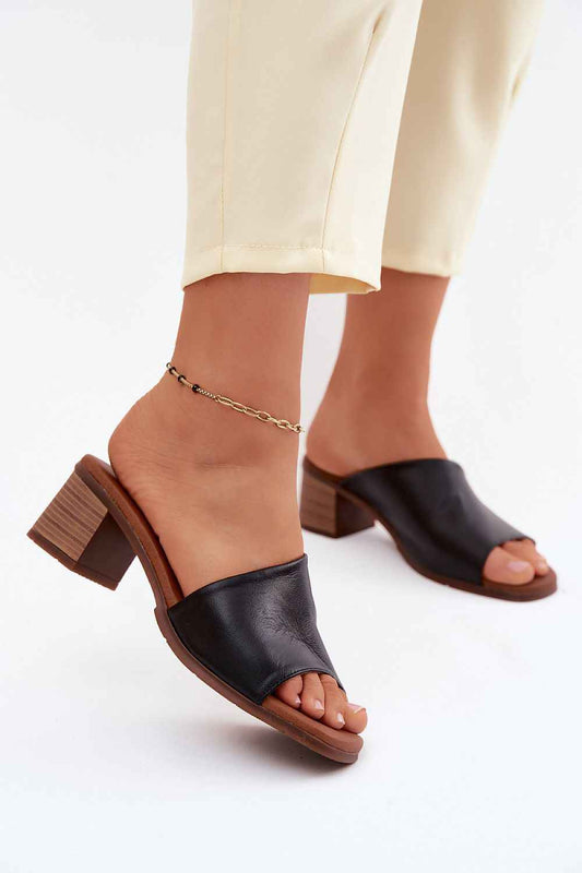 Des mules à talons Step in style