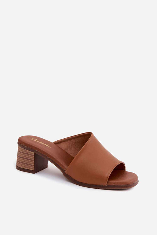 Des mules à talons Step in style