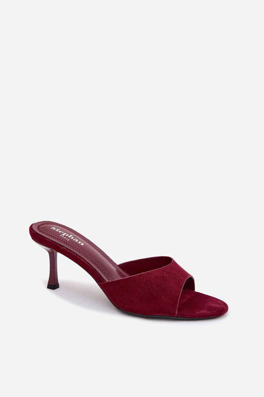 Des mules à talons Step in style