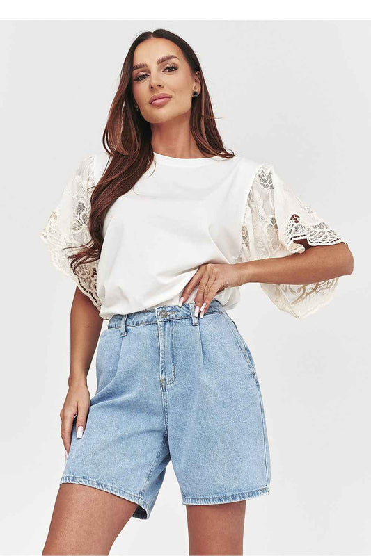 Shorts en jean Makadamia
