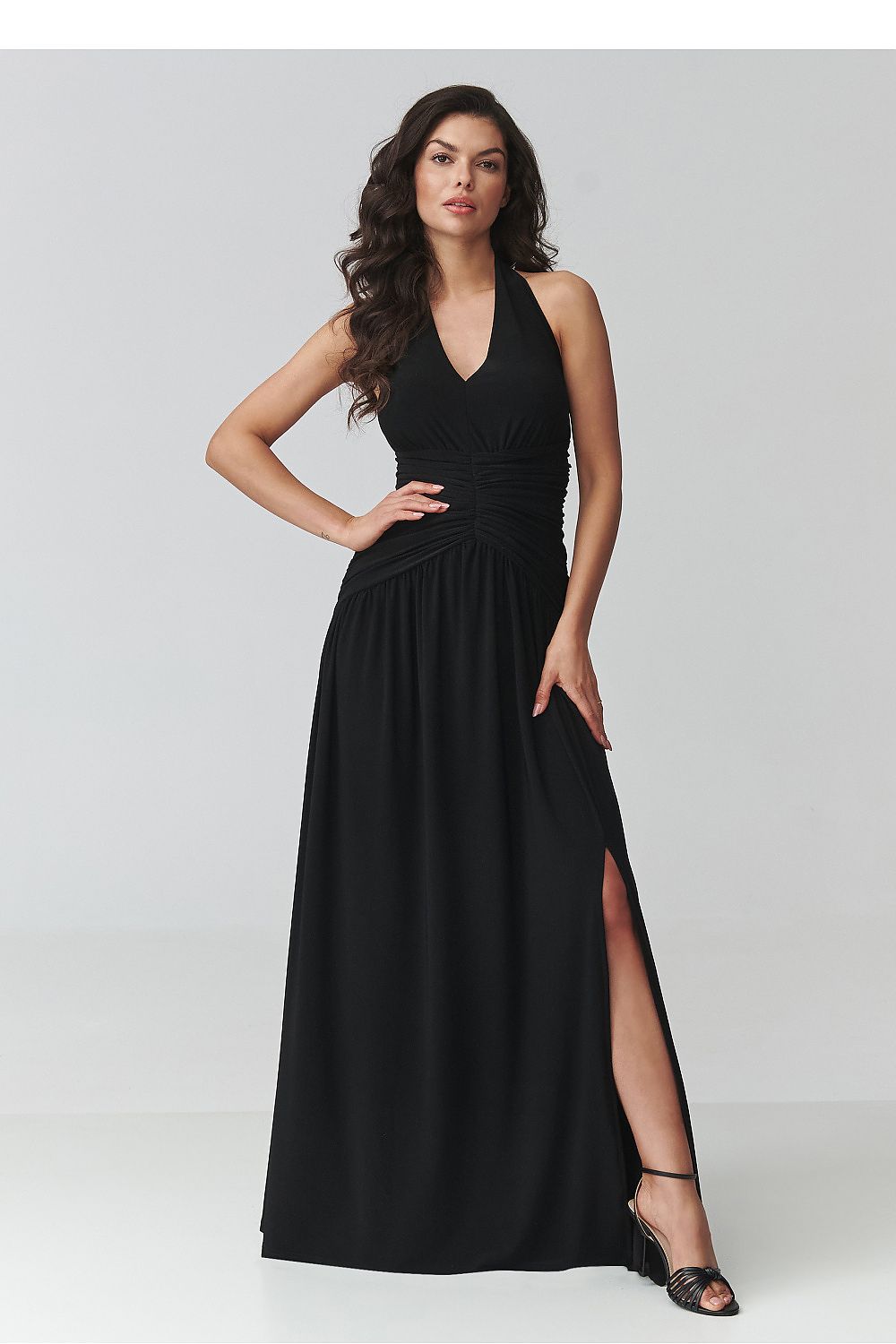  Robe longue model 228323 Makadamia 