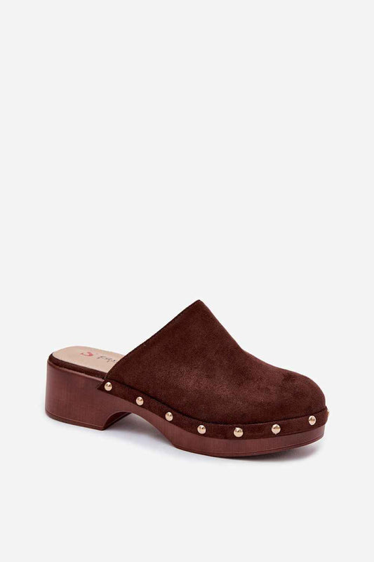 Des mules à talons Step in style