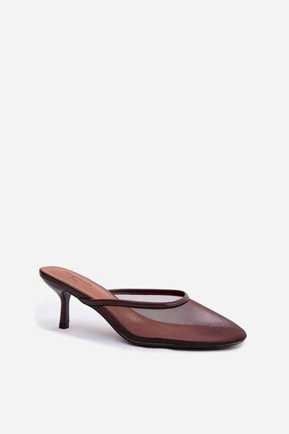 Des mules à talons Step in style