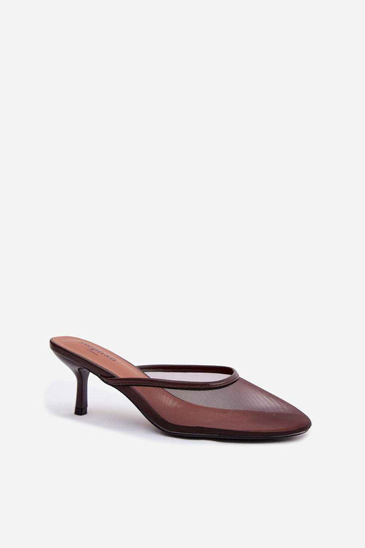 Des mules à talons Step in style