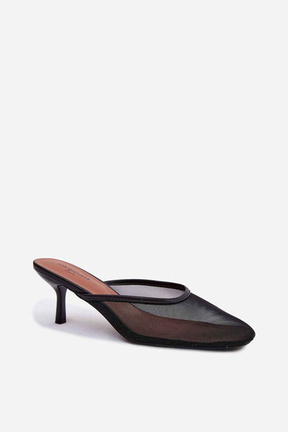Des mules à talons Step in style