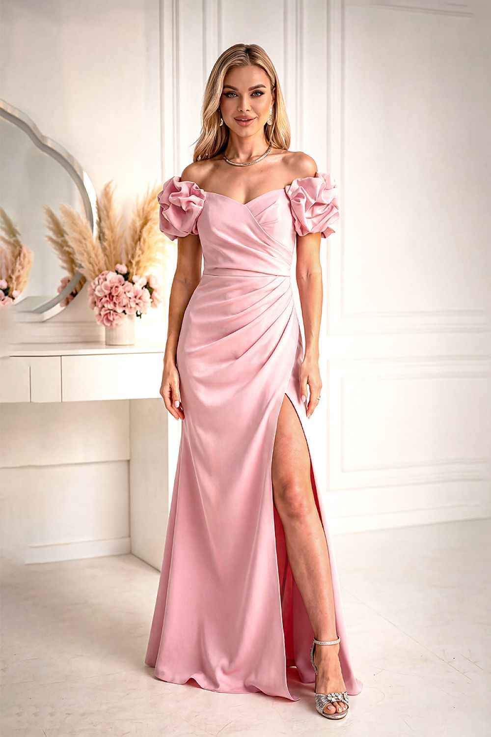 Robe longue Bicotone