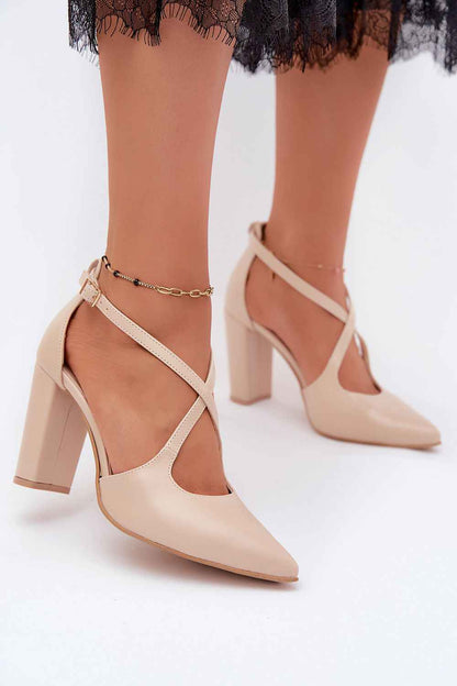 Escarpins talon large Step in style