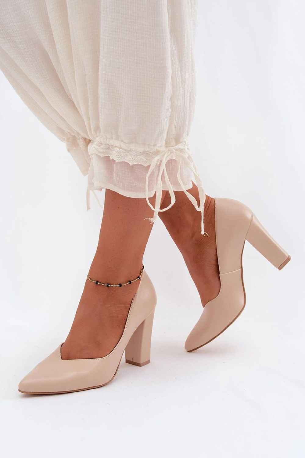 Escarpins talon large Step in style