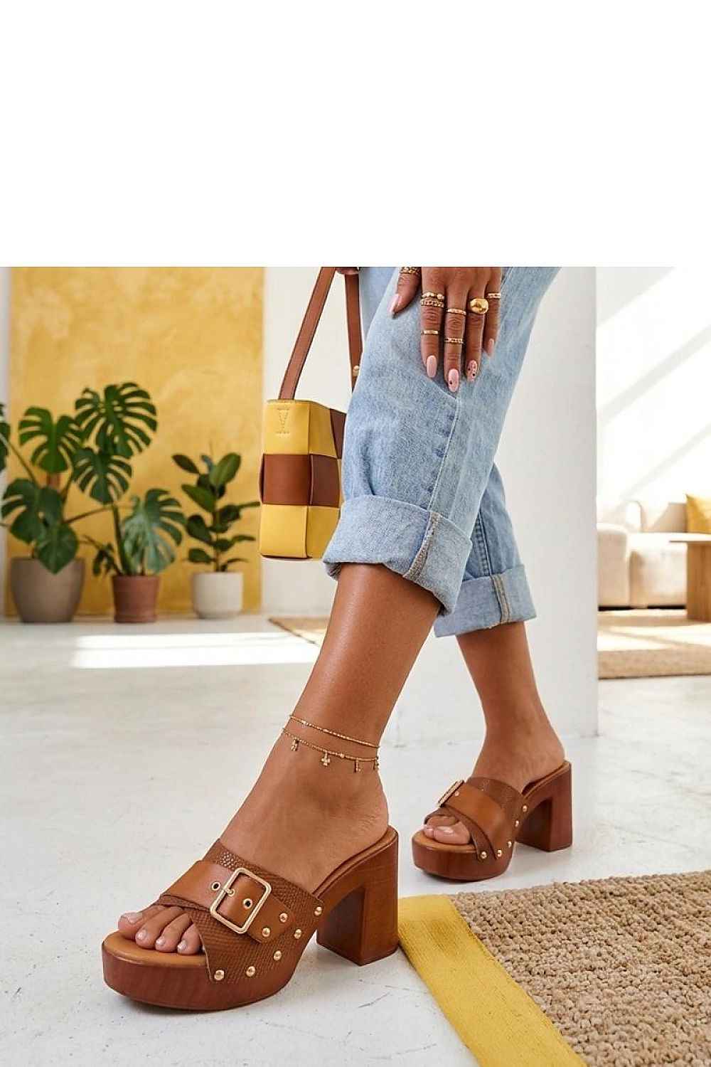 Des mules à talons Solea