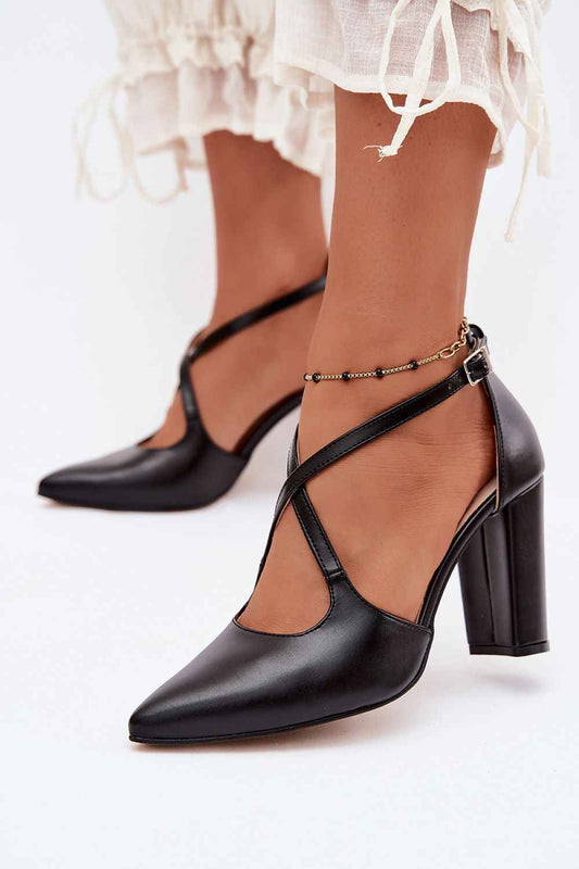 Escarpins talon large Step in style