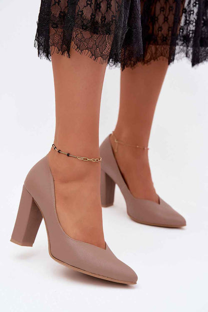 Escarpins talon large Step in style