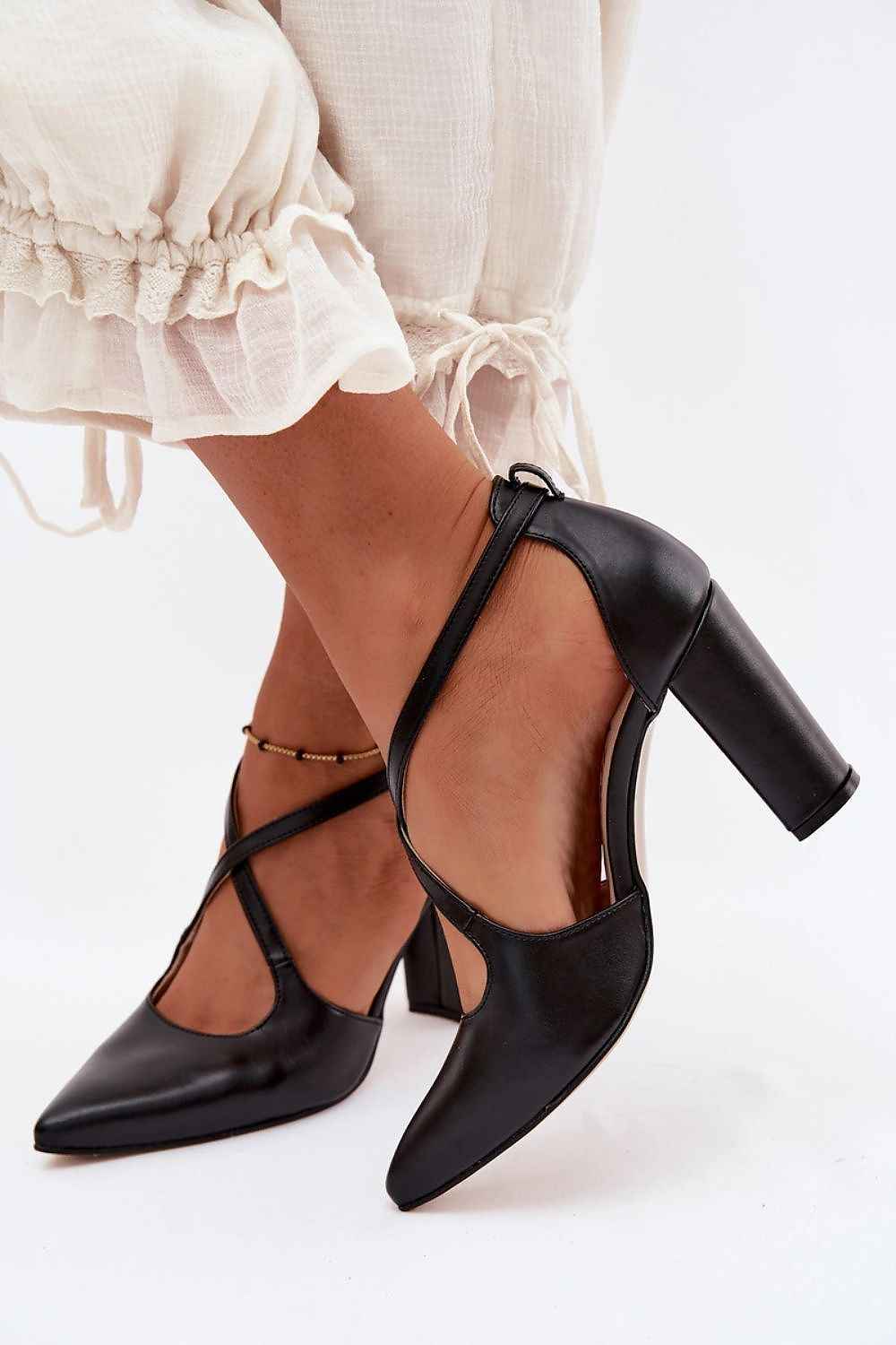 Escarpins talon large Step in style