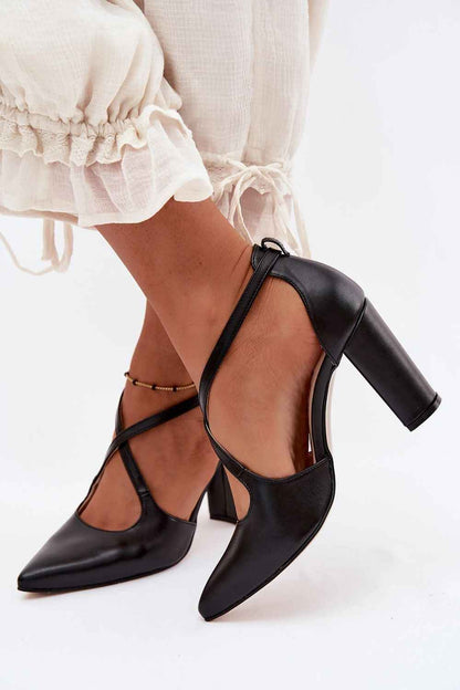 Escarpins talon large Step in style
