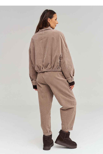 Veste en velours côtelé Makadamia