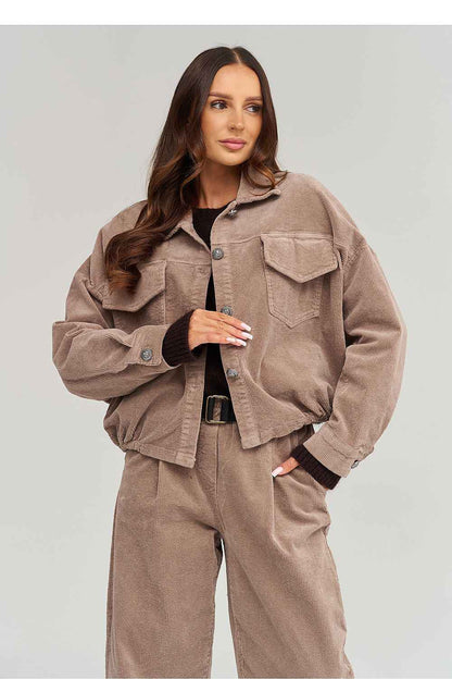Veste en velours côtelé Makadamia