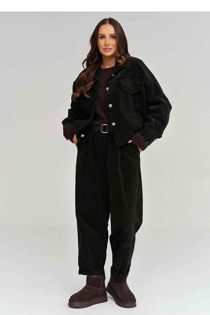 Veste en velours côtelé Makadamia