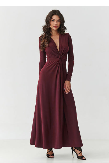  Robe longue model 232063 Makadamia 