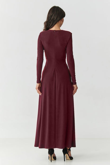  Robe longue model 232063 Makadamia 