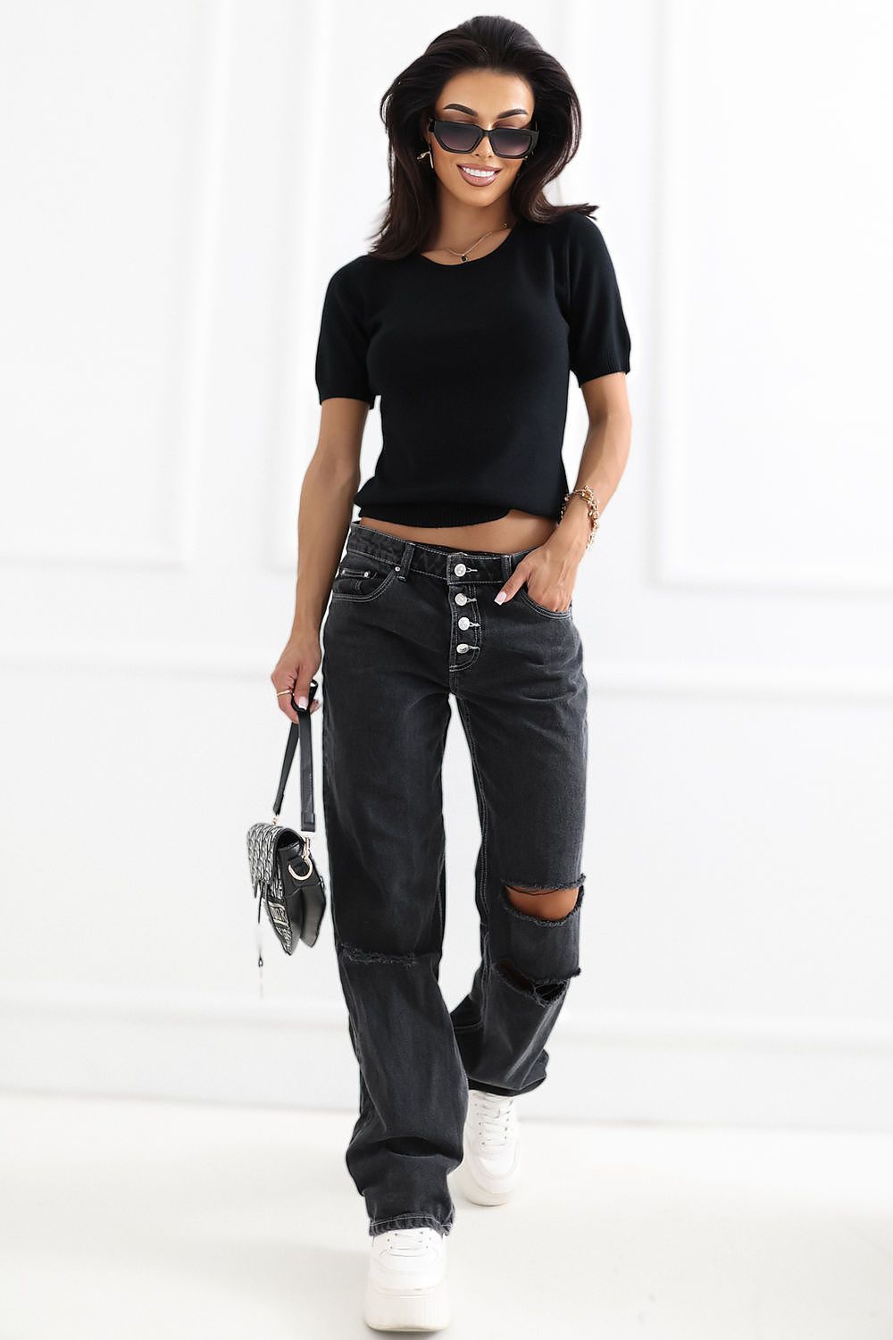  Pull à manches courtes model 232576 Factory Price 