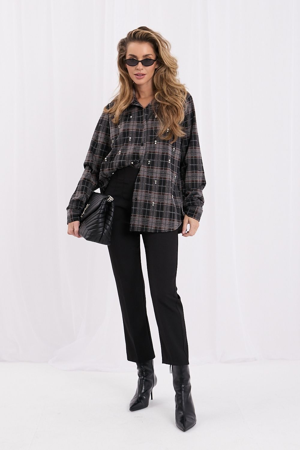  Chemise manche longue model 232588 Italy Moda 