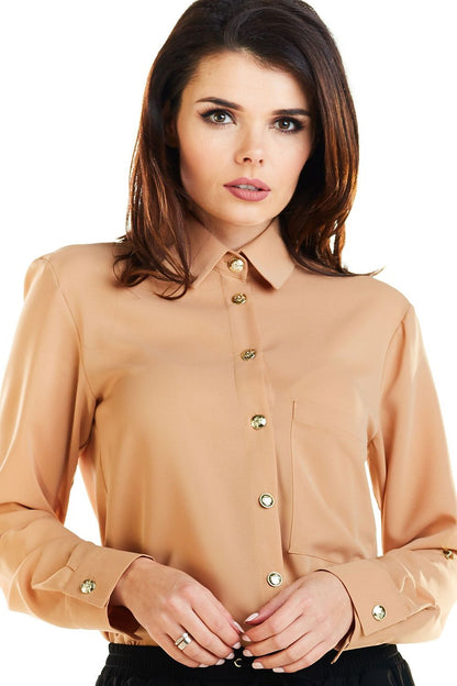  Chemise manche longue model 129921 awama 