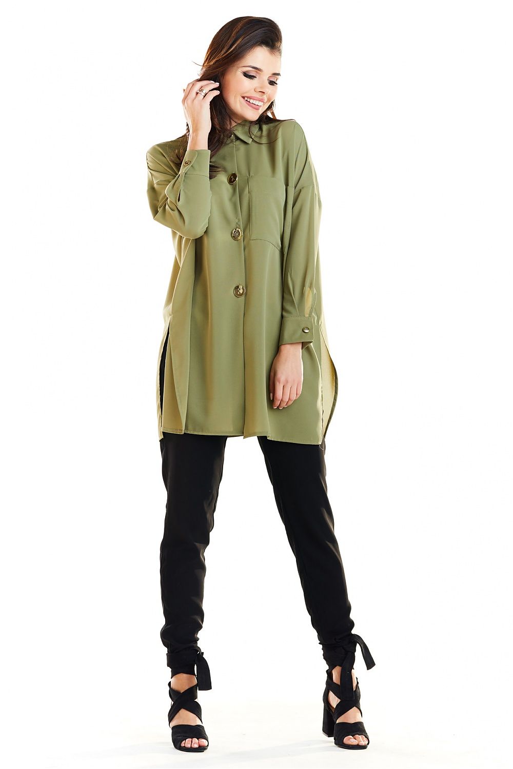  Chemise manche longue model 129959 awama 